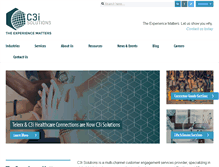 Tablet Screenshot of c3isolutions.com